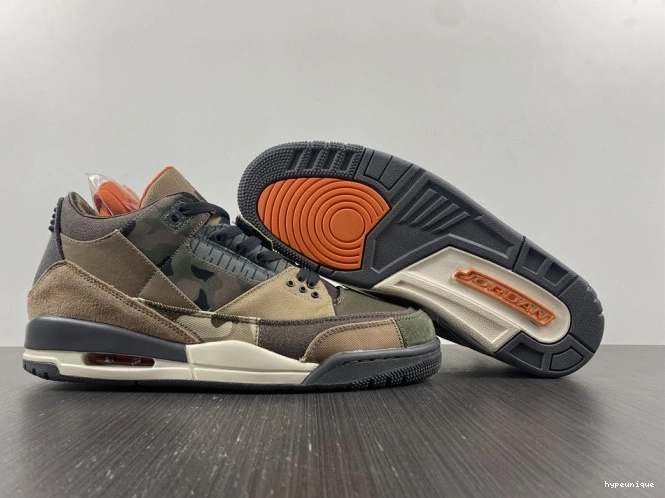 HYPE Air 3 Retro Camo Patchwork Jordan DO1830-200 0708